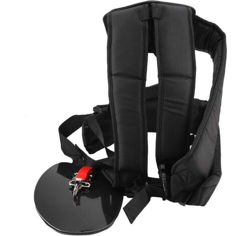 Sjlerst – Harnais à double pour débroussailleuse – Ceinture en nylon – Coussinet d'épaule pour confort – Compatible avec tondeuses lourdes