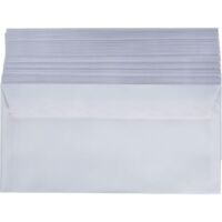 Paquet de 100 enveloppes sans fenêtre, format C5/6, blanches