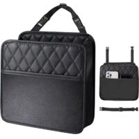 Poubelle suspendue pour voiture : sac pliable avec sangle réglable pour dossier de siège. Poubelle portable pour voitures, SUV, camions et minifourgonnettes.