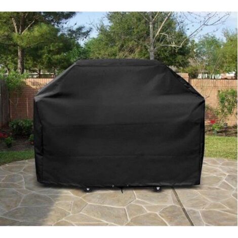 Housse de protection BBQ - CUNEARY - Étanche - Noir - 145x61x117cm - Anti-poussière (1/5)