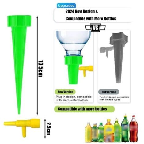 24 Pièces Irrigation Goutte à Goutte Kit, Dispositif d'arrosage Automatique Réglable,système d'arrosage automatique pour plantes (1/5)