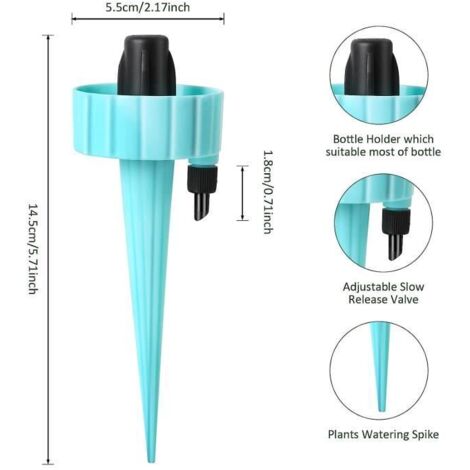 18pcs Irrigation Goutte à Goutte Kit Arroseurs automatiques Plantes Irrigation Système dispositif (1/5)