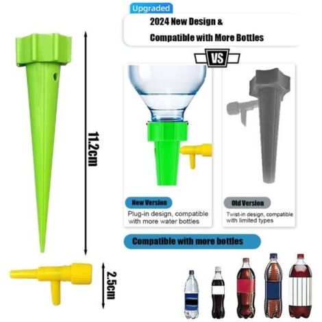 40Pcs Goutte à goutte bouteille,Arrosage automatique pour réglable,Arrosage goutte a goutte bouteille
