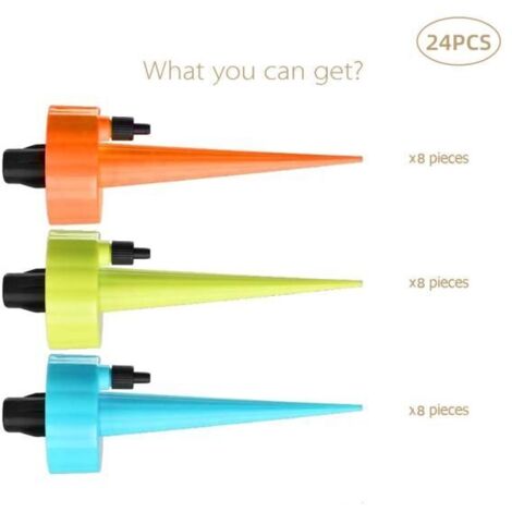 24pcs Irrigation Goutte à Goutte Kit, Arroseurs automatiques Plantes Irrigation Système, dispositif d'arrosage à vitesse réglable (1/5)