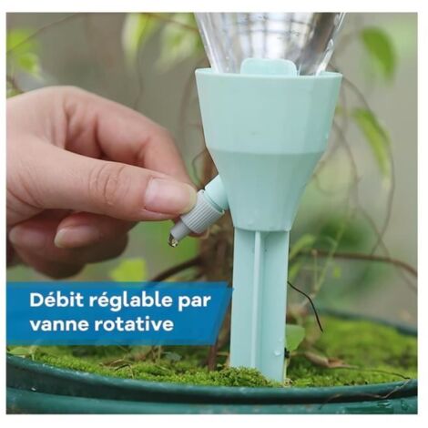 6pcs Kit d'Arrosage Goutte-à-goutte pour Plantes - Système d'Irrigation Automatique pour Jardin- Facile à Installer et à Utiliser. (1/5)