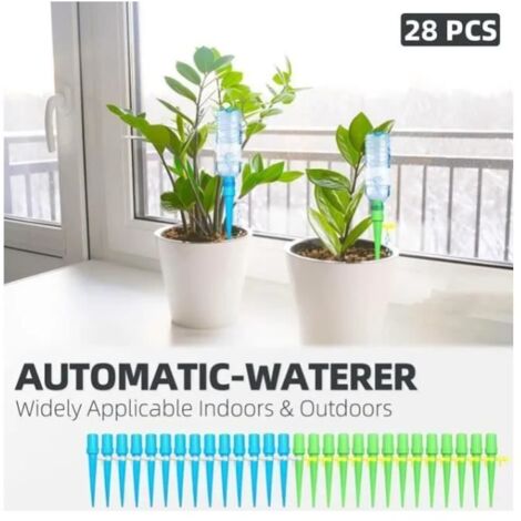 28 Kits Arrosage Goutte à Goutte Bouteille, Arrosage Automatique pour Plante Réglable, Irrigation Goutte pour Jardin Balcon (1/5)
