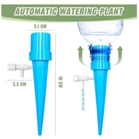 32 pcs Goutte à Goutte Bouteille, Arrosage Goutte a Goutte Vannes Réglables Irrigation Systeme Arrosage, Arroseur Automatique (1/5)