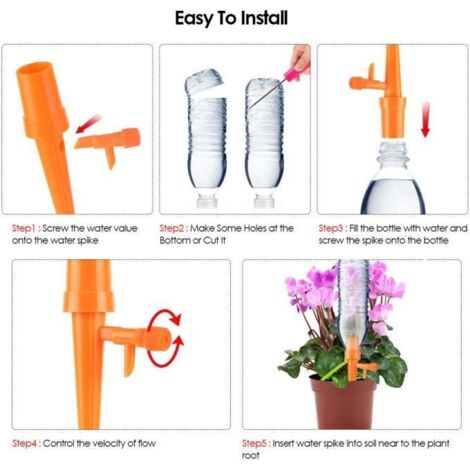 Kit d'Arrosage - 12pcs -Système d'Irrigation Distributeur - Arrosage Plantes Automatique DIY (1/5)