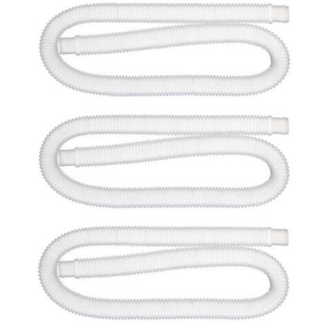 Tuyau de remplacement de piscine DIERCOSY - 1.25 pouces - Compatible avec Pompe Intex - Blanc (1/5)