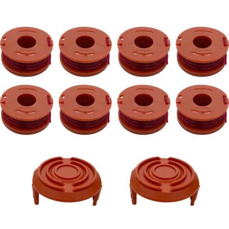Bobine de fil de coupe de rechange WA0010 pour débroussailleuse Wrox WG150 à WG170, Ø 1,65 mm, longueur 3 m - Lot (1/5)