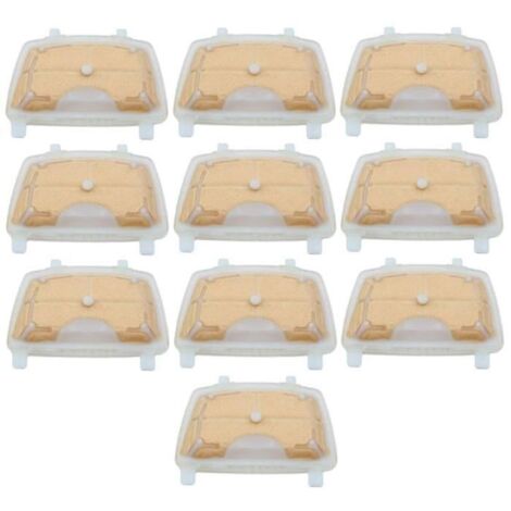 Nettoyant pour filtre à air, lot de 10 pièces pour tronçonneuses STIHL MS211, MS181, MS171. Pièce de rechange référence 11390071800. (1/4)