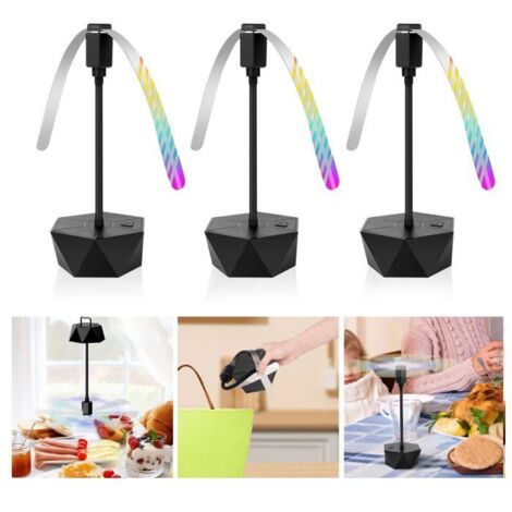 REPULSIF NUISIBLES POUR JARDIN 4 PCS - Ventilateur Anti-Mouches de Table Électrique (1/5)