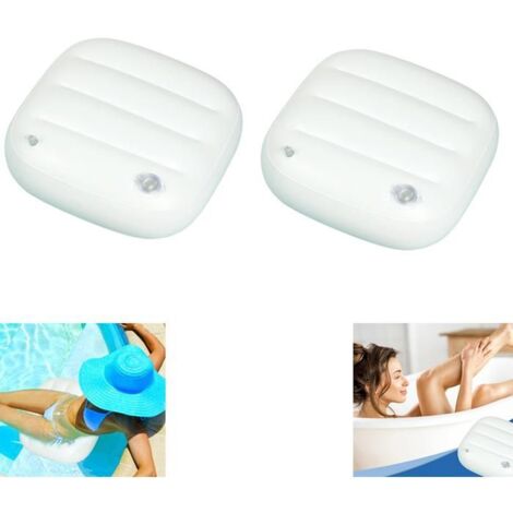 COUSSIN DE SPA Siège Rehausseur lesté pour Spa - Coussin d'assise Gonflable pour Baignoire - Lot de 2 Pièces