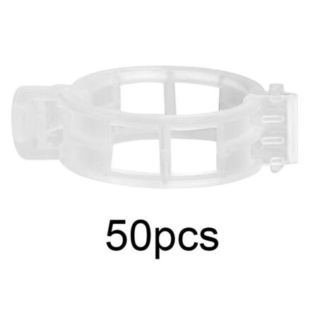 Clips de soutien pour plantes - Non spécifié - Lot de 50 - Polypropylène - Résistant - Aéré (1/5)