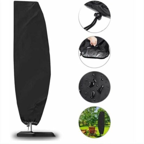 Housse de parasol - Hou - 210D - Imperméable - Anti-UV - Coupe-vent (1/5)