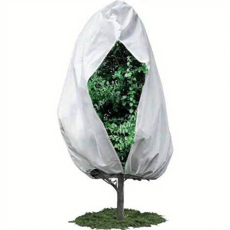 Housse d'hivernage pour arbustes et plantes, diamètre 200 cm x hauteur 240 cm, avec étiquette. (1/3)