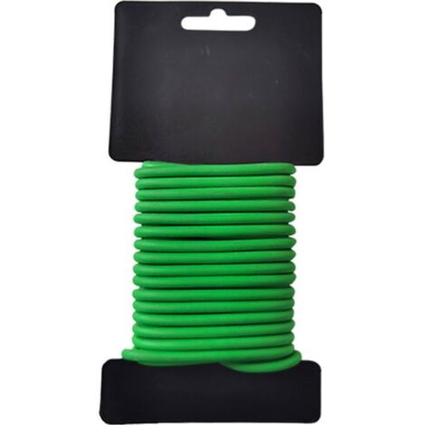 Fil vert souple en TPR pour tuteurer tomates, rosiers et vignes (2,5 mm x 10 m) (1/5)