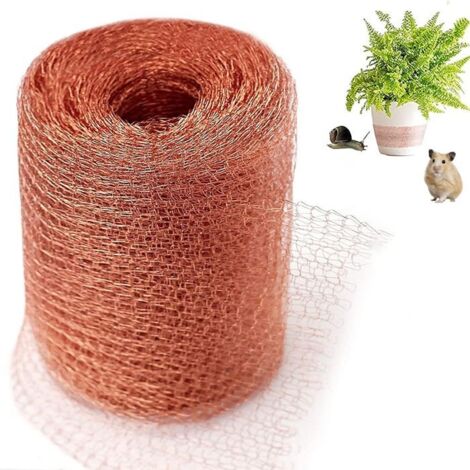 Filet de jardin en cuivre flexible de 6 m de haut, de haute qualité, pour prévenir les limaces, les escargots et les souris. (1/4)