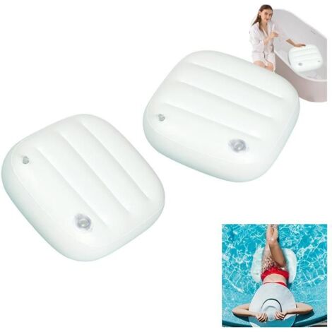 COUSSIN DE SPA Coussin lesté rehausseur - Coussin d'appoint portable pour baignoire, spa, bain extérieur, piscine 2 pièces