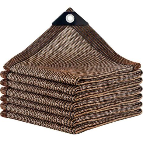 Voile d'ombrage 3x4 m, filet durable à mailles pour serre, terrasse ou protection des plantes. (1/5)