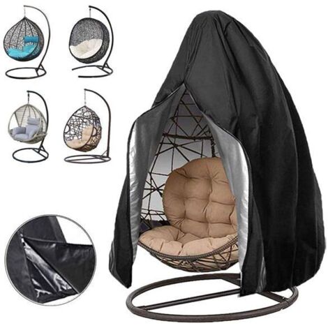 Housse de protection pour balancelle de patio, légère et résistante, imperméable, avec fermeture éclair, compatible avec la plupart (1/5)
