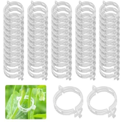 80 Pièces Attaches pour Plantes, Clips de Jardin Sécurisés en Plastique pour Tomates et Supports de Fixation. (1/5)