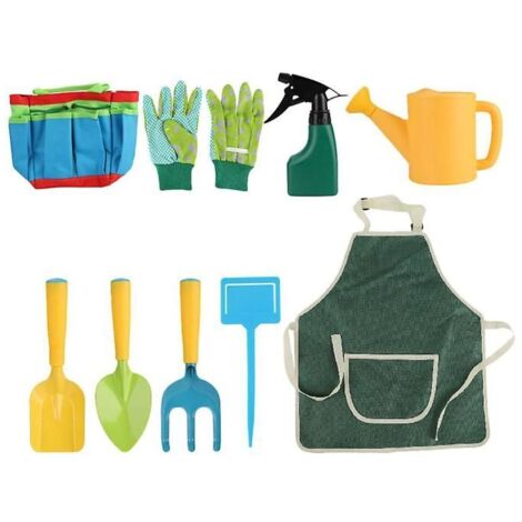 1 ensemble d'outils de jardinage pour enfants, arrosoir et accessoires pour le repiquage à la maison. (1/5)