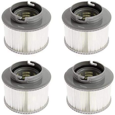 Lot de 4 cartouches filtrantes de rechange pour Bubble Spa (version améliorée 2020 compatible avec tous les modèles). (1/5)