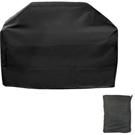 Housse de Barbecue Résistante aux Intempéries - Couverture Imperméable à la Poussière et aux UV, Noir (170x61x117 cm) (1/4)