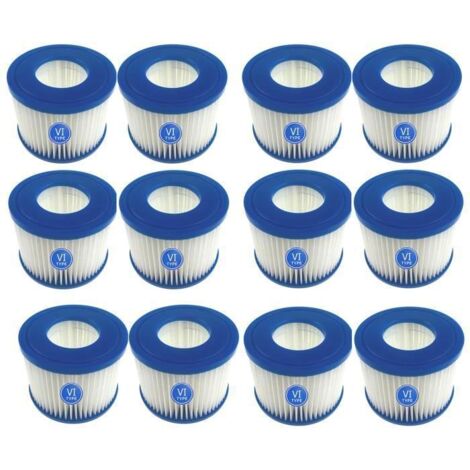 Cartouches Filtrantes Type VI - 12 pièces - Réutilisables - Haute Performance