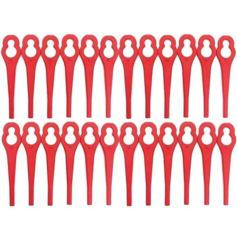 Lames de rechange pour coupe-bordures Einstein - 100 pièces - Nylon PA6 - 85 mm - Bord affûté (1/4)