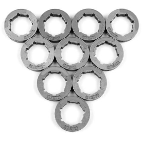 10 pièces/lot, pignon de jante d'entraînement par chaîne 3/8" 7T 22mm pour Husqvarna 266 268 272 280 285 288 355 362 365 371 372XP 3 (1/4)