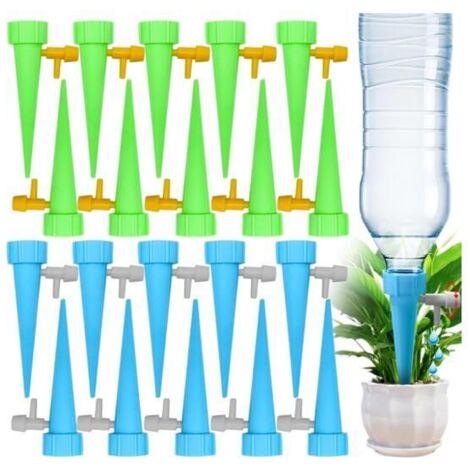 Lot de 20 goutteurs automatiques pour plantes d'intérieur, système d'arrosage goutte à goutte. (1/5)