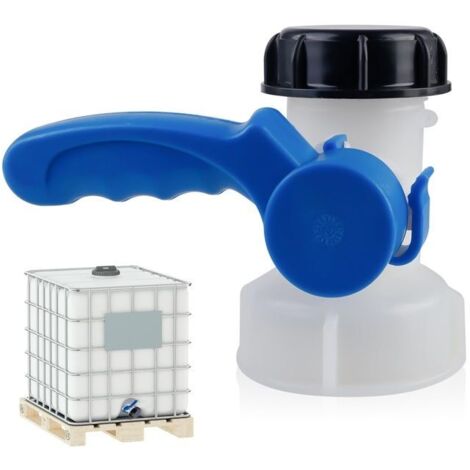 Adaptateur Universel IBC 75mm DN50 pour Robinet d'Arrêt IBC et Vanne Papillon, Adaptateur pour Réservoir d'Eau de Pluie (1/5)