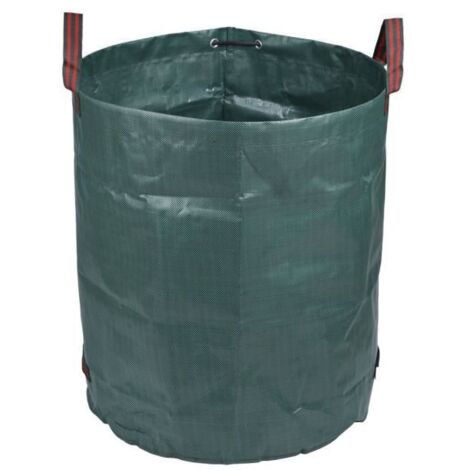 Sac de Jardin 300L, 1 Sac en PE Tressé avec Poignées, Réutilisable et Pliable pour Déchets Verts (1/4)