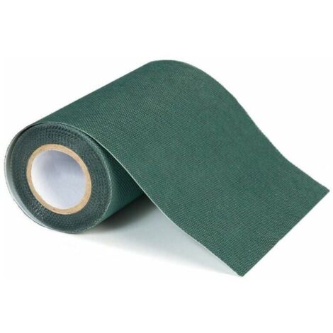Ruban adhésif pour gazon artificiel (vert foncé, 15 cm x 5 m) QIEDOVIEY (1/5)
