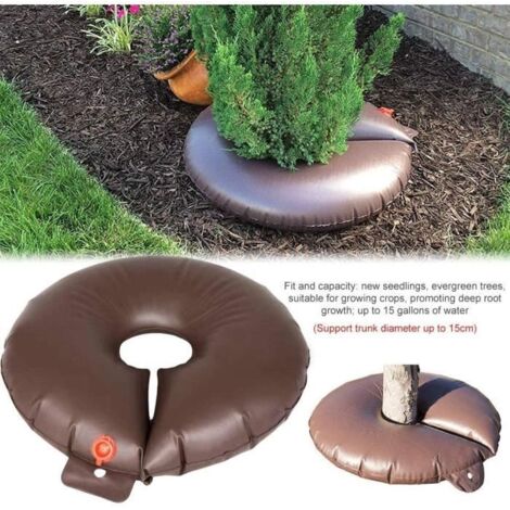 Sac d'irrigation goutte à goutte pour arbres, collecteur d'arrosage pour plantation, anneau de 15 gallons. (1/4)