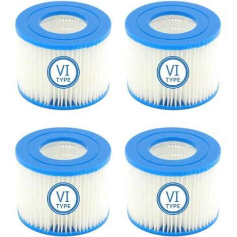 Cartouches filtrantes de rechange Spa VI pour filtre de piscine Bestway Flowclear et Bestway VI (1/5)