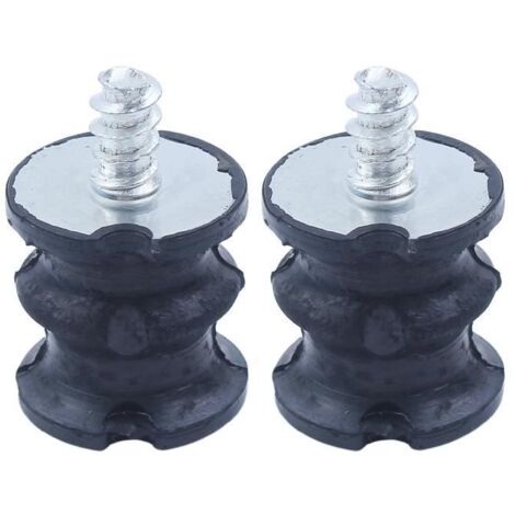 Pour 2 pièces d'isolateur antivibrations Husqvarna 268/272/272XP/61/266 (réf. 501773401) et Jonsered 630/625/670 pour tronçonneuse. (1/4)