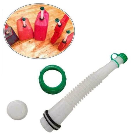 Bec de bidon d'essence - A4U4 - 3 pièces - Kit d'aération - Plastique - Remplaçant le modèle buse (1/4)