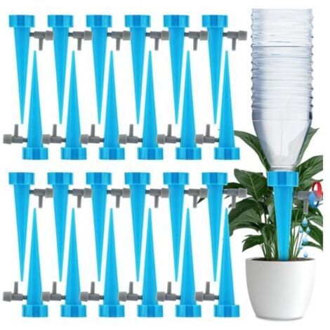 Kit d'Irrigation Goutte à Goutte, 24 Pièces Cônes d'Arrosage Automatique avec Vannes pour Intérieur (1/5)