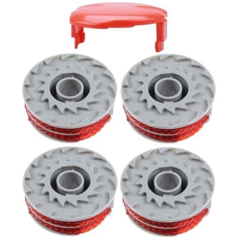 Bobine de fil pour débroussailleuse Flymo FLY021, compatible avec Contour 500 XT, Power Trim 500 XT, Mini Trim Contour XT (4+1 pièce