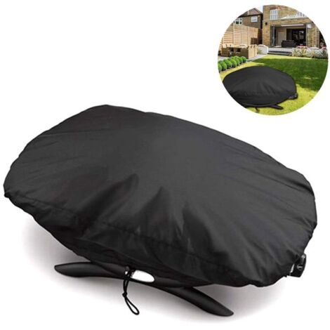 Housse de gril imperméable et anti-UV, résistante aux intempéries et à la déchirure, conçue pour les barbecues à gaz. (1/4)