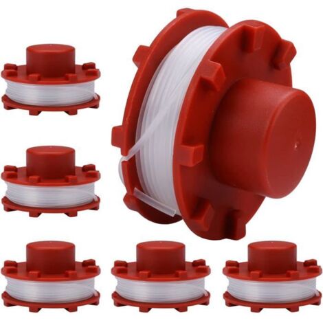 Bobine de fil pour coupe-bordure Einhell GE-CT 36/30 Li E SOLO AGILLO 36/255 BL AGILLO 18/200 - 3405096 - Lot de 6 pièces de rechang (1/5)