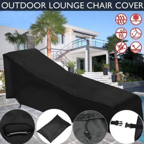 79  27  16-28" Housses pour Chaises Longues, Bâche de Protection de Jardin et Bain de Soleil avec Sac de Transport, Imperméable, N (1/4)