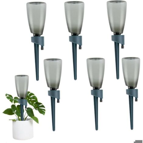 Dispositif d'Arrosage pour Plantes, 6 Réservoirs avec Kit d'Irrigation Goutte à Goutte de 500 ml (1/4)