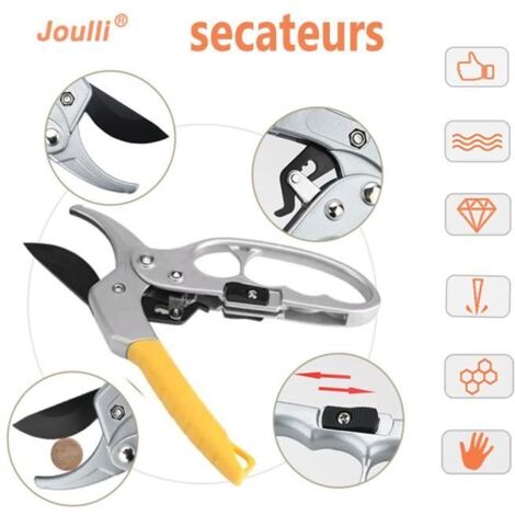 Sécateur pour la taille des haies et l'élagage des branches. (1/4)