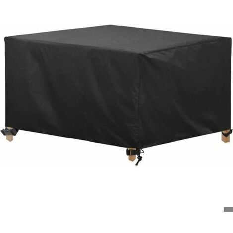 Housse de protection imperméable pour table de jardin en tissu Oxford résistant, dimensions 150 x 150 x 75 cm. (1/5)