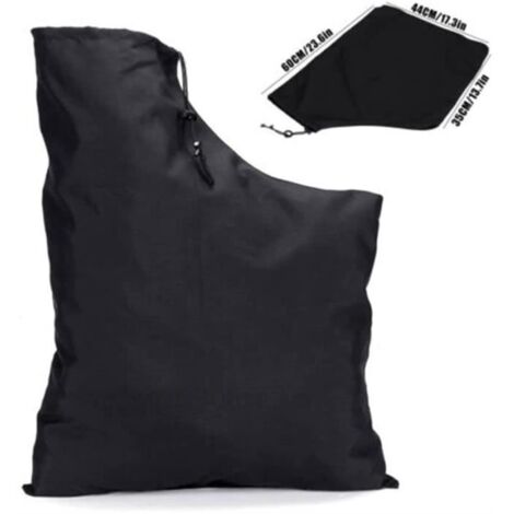 Sac à fermeture éclair pour aspirateur-souffleur de feuilles, sac de vidage inférieur sous vide à glissière. (1/4)