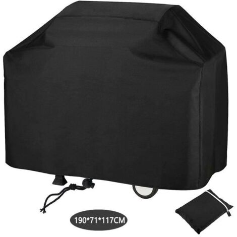 Housse de barbecue - Protection UV et anti-poussière - Dimensions : 190 x 71 x 117 cm (1/4)